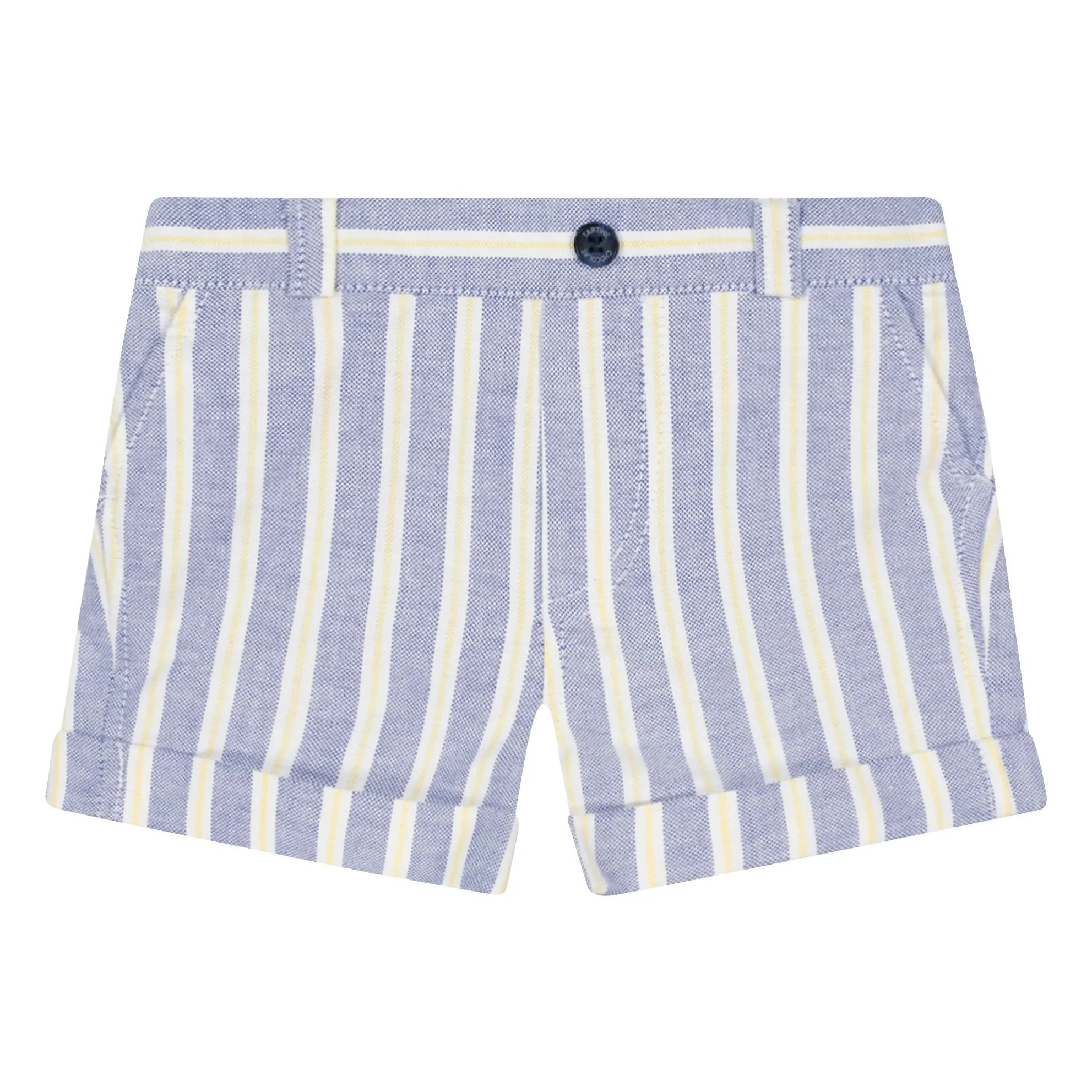 Tartine et Chocolat - Striped Baby Shorts | Indigo Blue