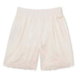 Chloé - Organic Cotton Poplin Trousers | Ivory