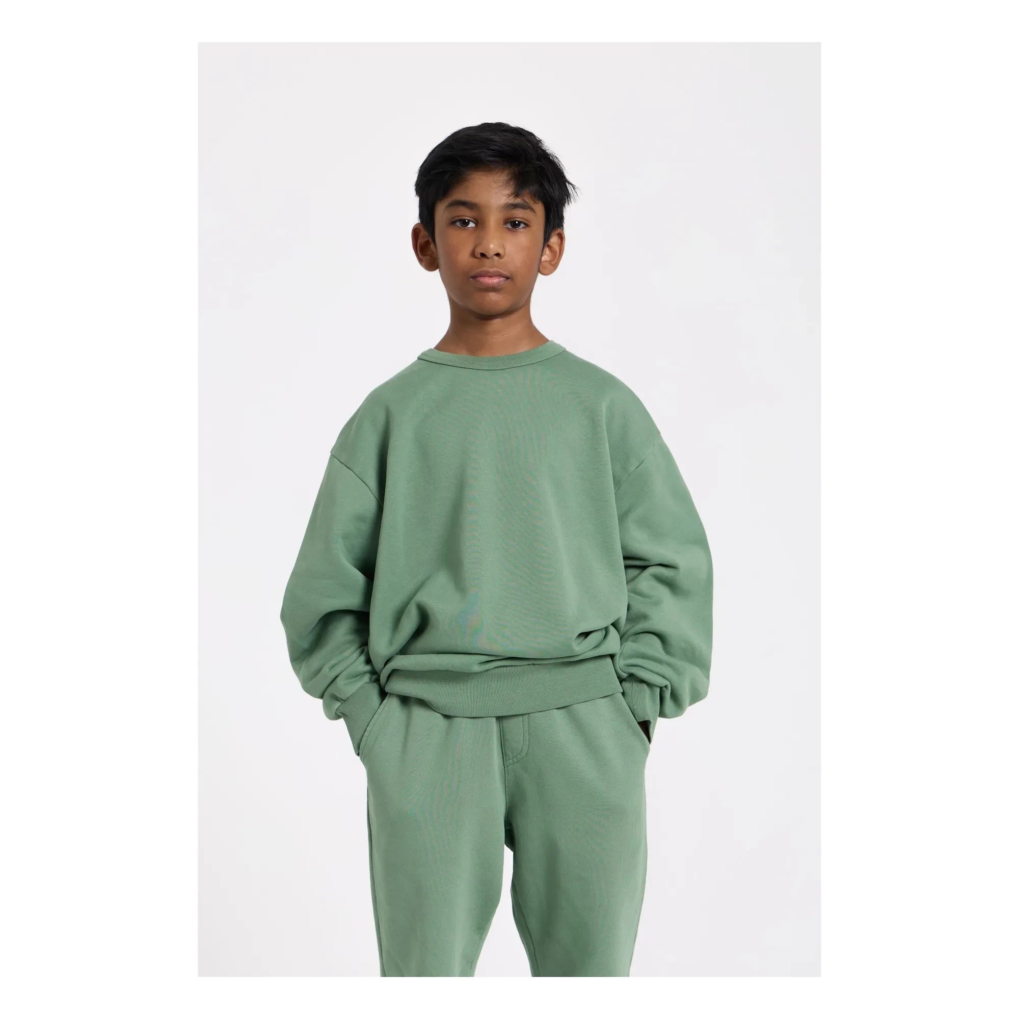 Smallable Kid - Arlo Organic Cotton Sweatshirt | Khaki