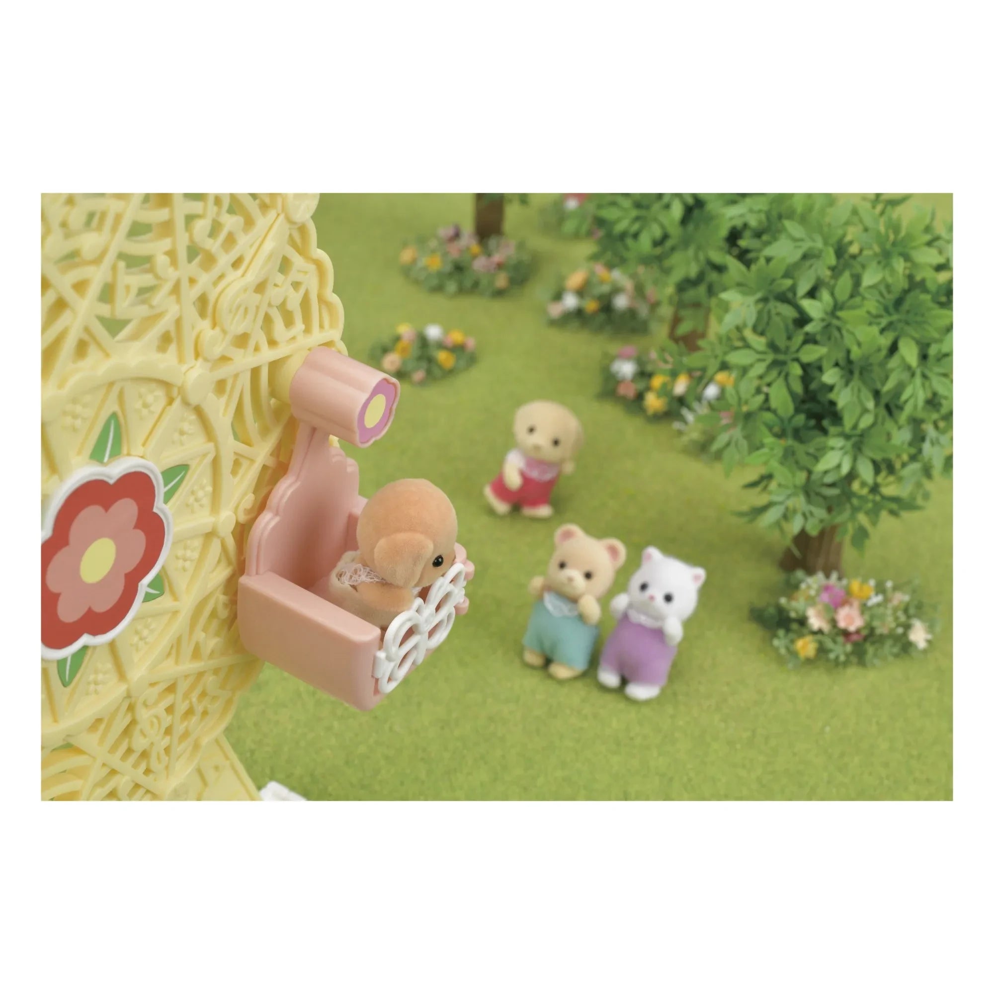Sylvanian Families - Carousel and Baby Dachshund Toy