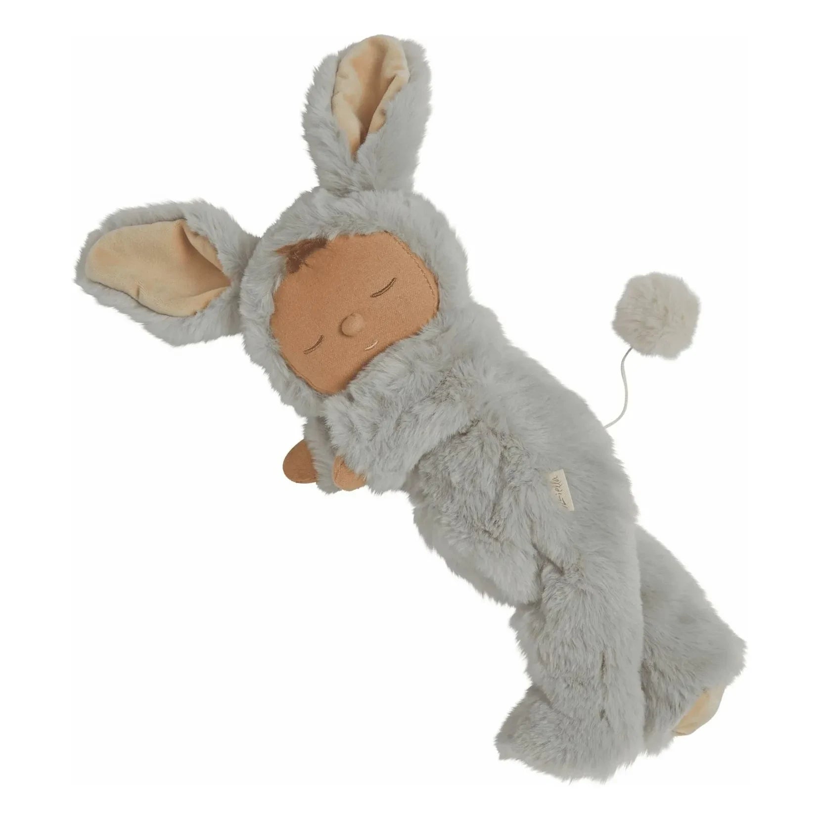 Olli Ella - Cozy Dinkum Rabbit Musical Toy | Medium Gray