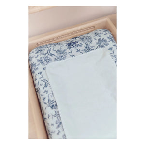 Tartine et Chocolat - Toile de Jouy Changing Pad Cover | Navy Blue