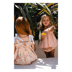 Lilinoa - Babette Fleurie Gathered Dress | Peach