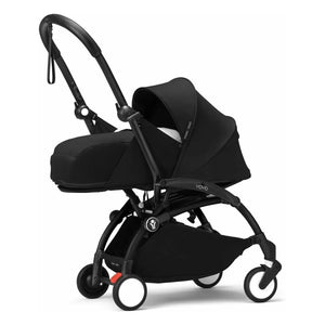 Stokke® - YOYO³ full baby stroller 0+ and 6+ Black frame | Black