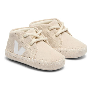 Veja - Veja x Bonpoint Baby Suede Lace-Up Sneakers | Beige