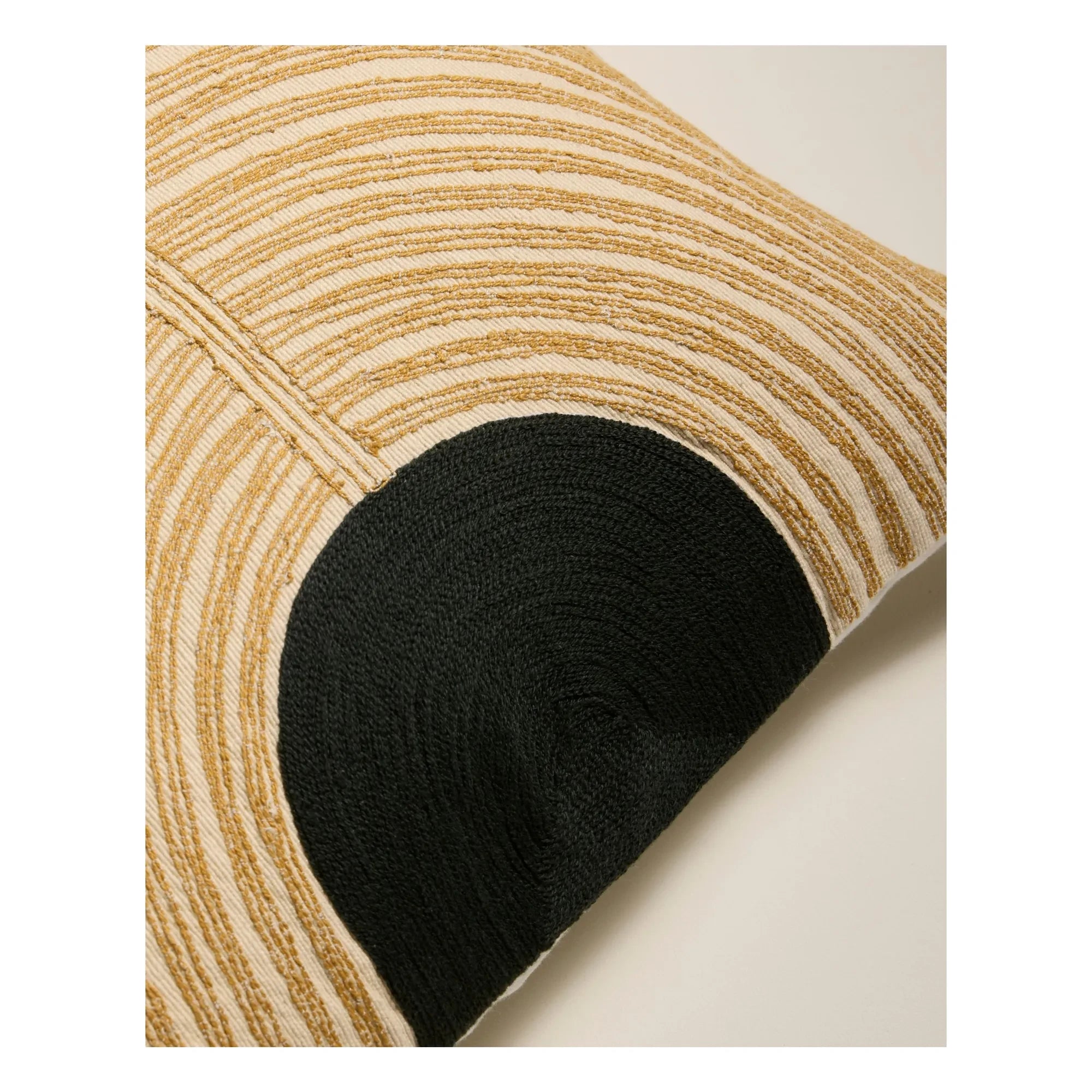 Maison Sarah Lavoine - Mirage embroidered pillow | Mustard
