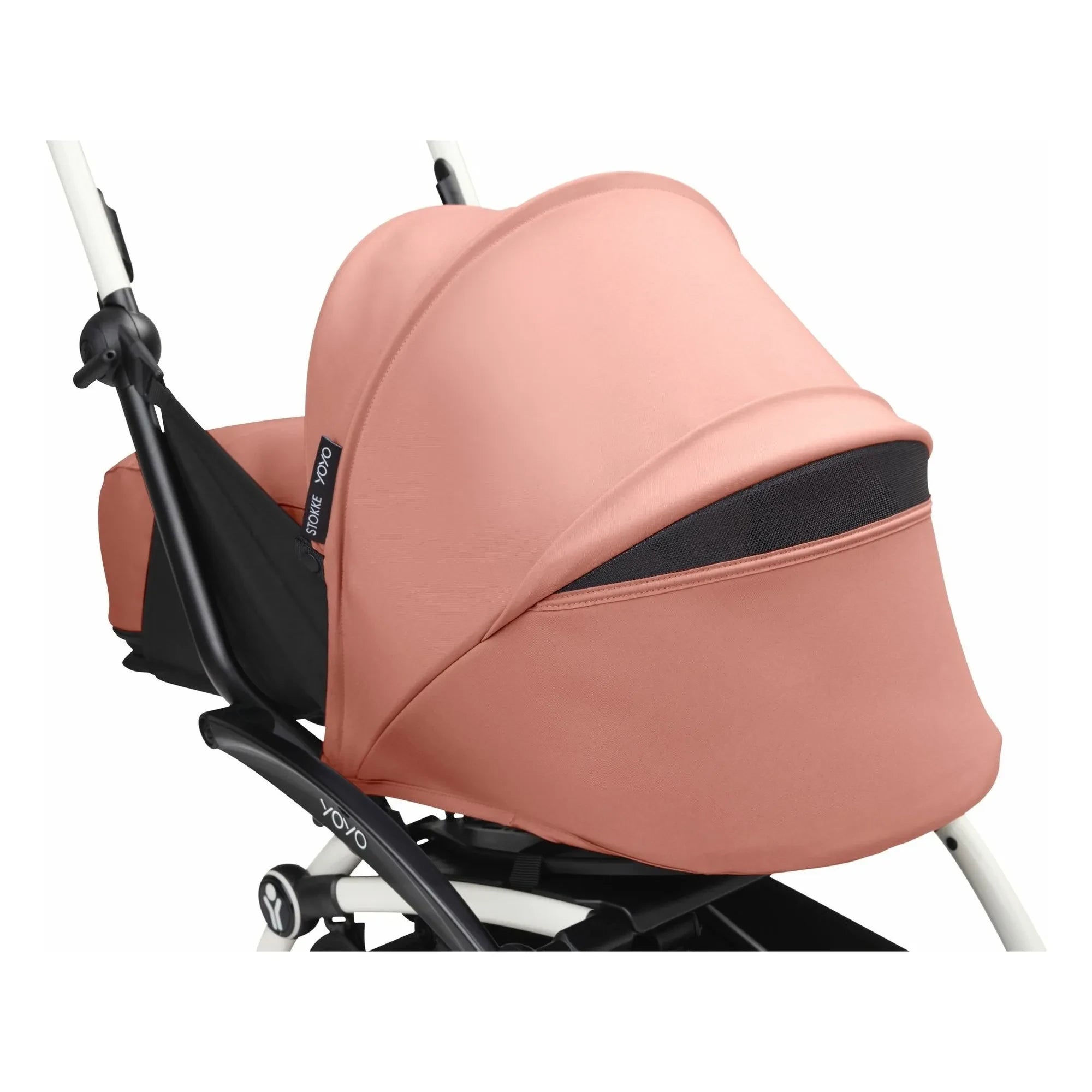 Stokke® - YOYO³ 0+ newborn stroller White frame | Ginger