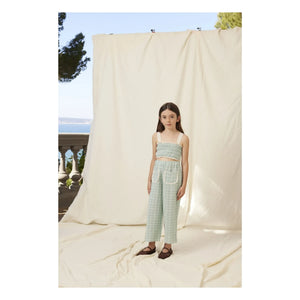 Bebe Organic - Mia Gathered Top | Blue Green