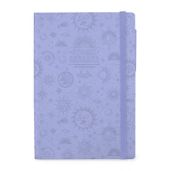 Legami - Lined Notebook with Monochrome Soft Cover - Cosmic Lilac - My Notebook