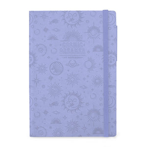 Legami - Lined Notebook with Monochrome Soft Cover - Cosmic Lilac - My Notebook