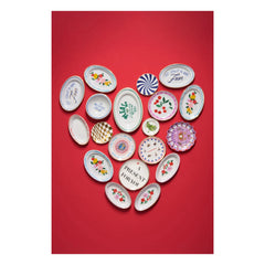 Bitossi - Plat Con Amore, Chiara Perano | Pink