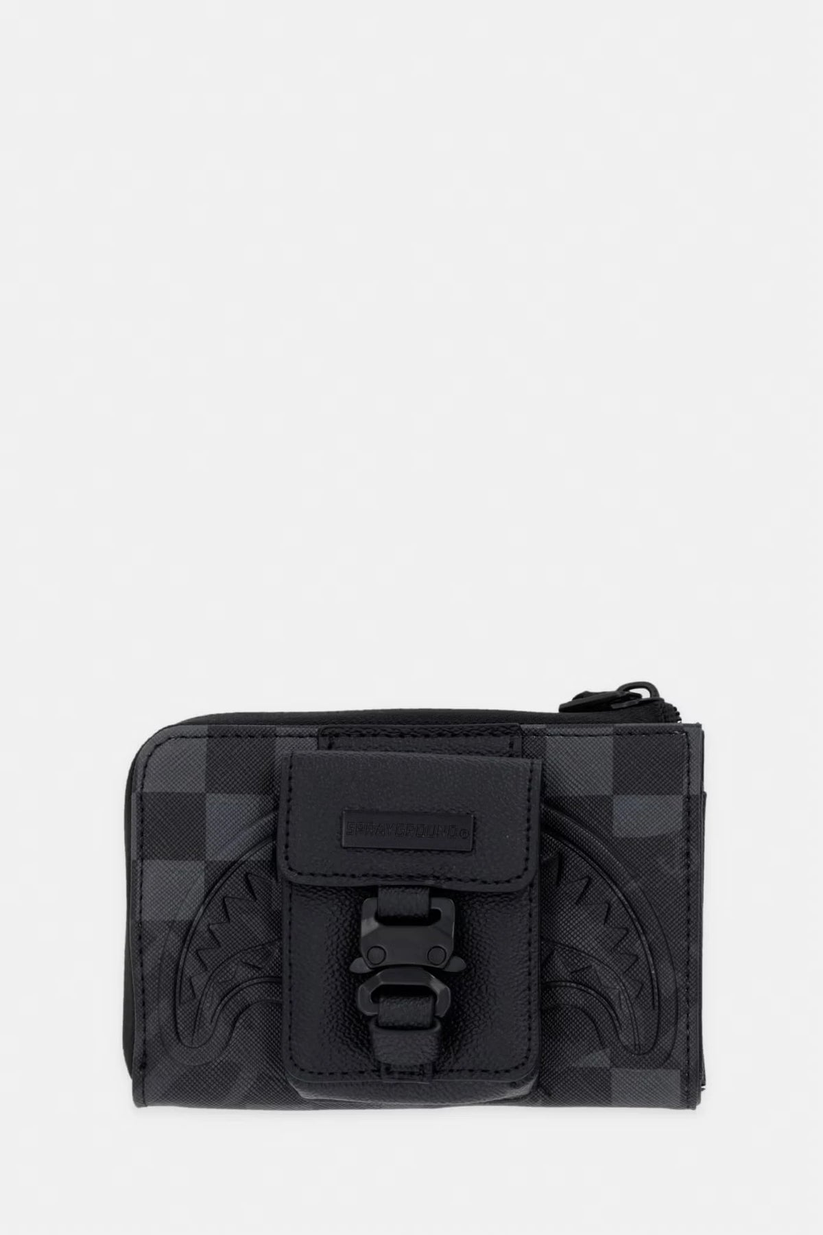 Sprayground - Siyah Suni Deri Cüzdan 910W9054NSZ