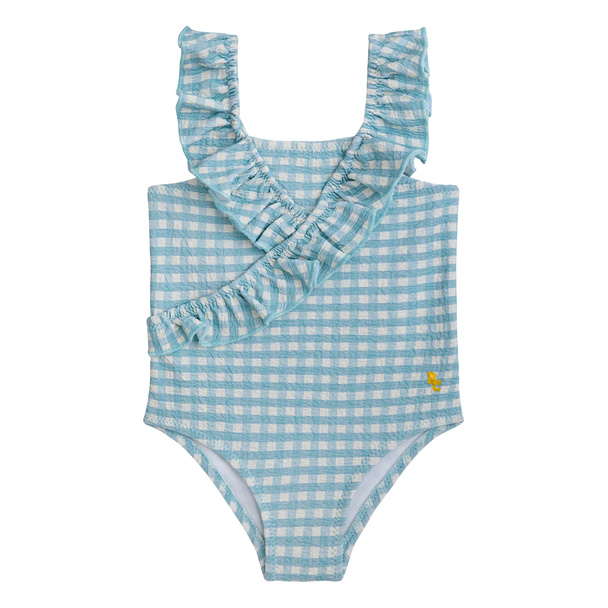 Bobo Choses - Vichy One-Piece Swimsuit | Light Blue
