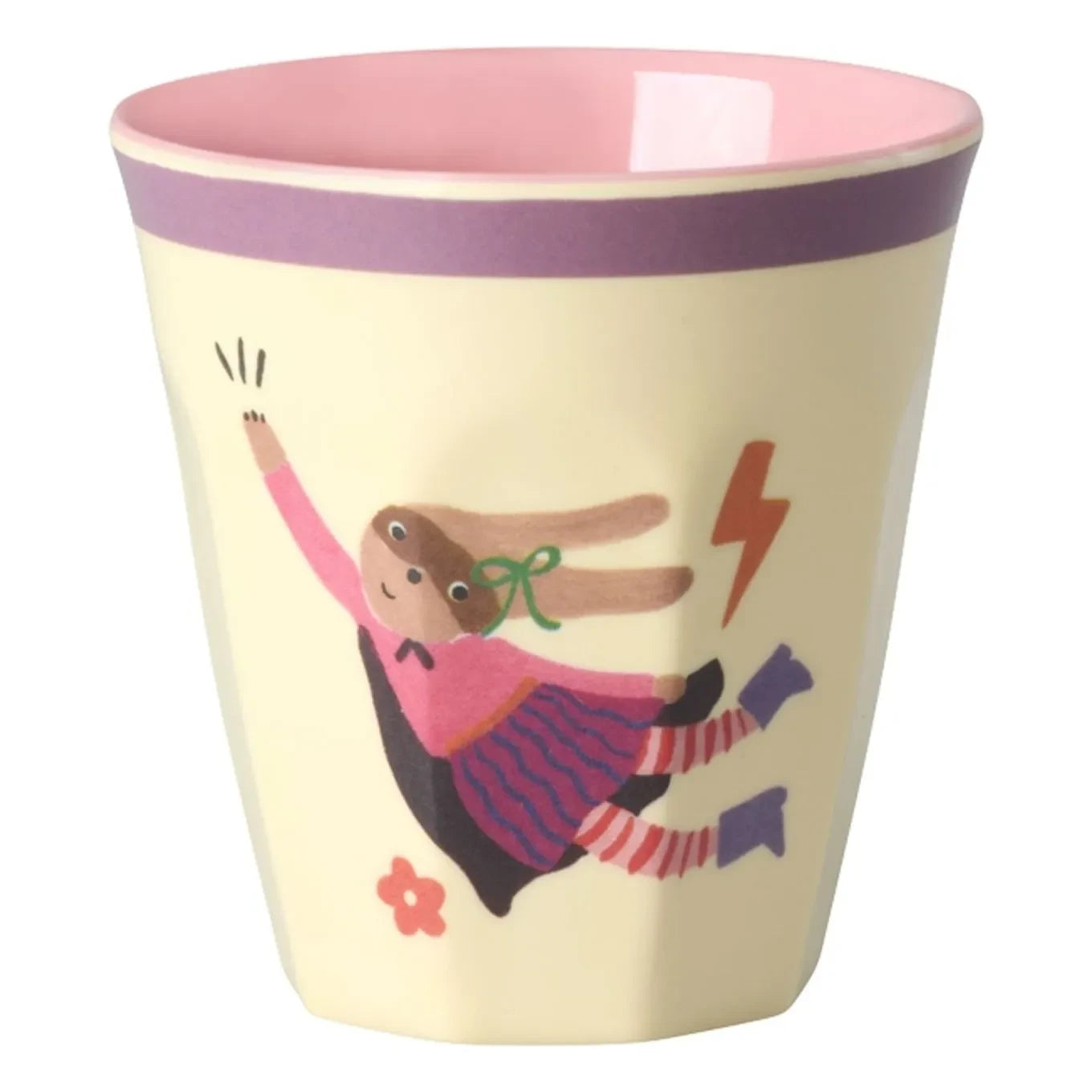 Rice - Heroes Melamine Cups - Set of 6 | Pink