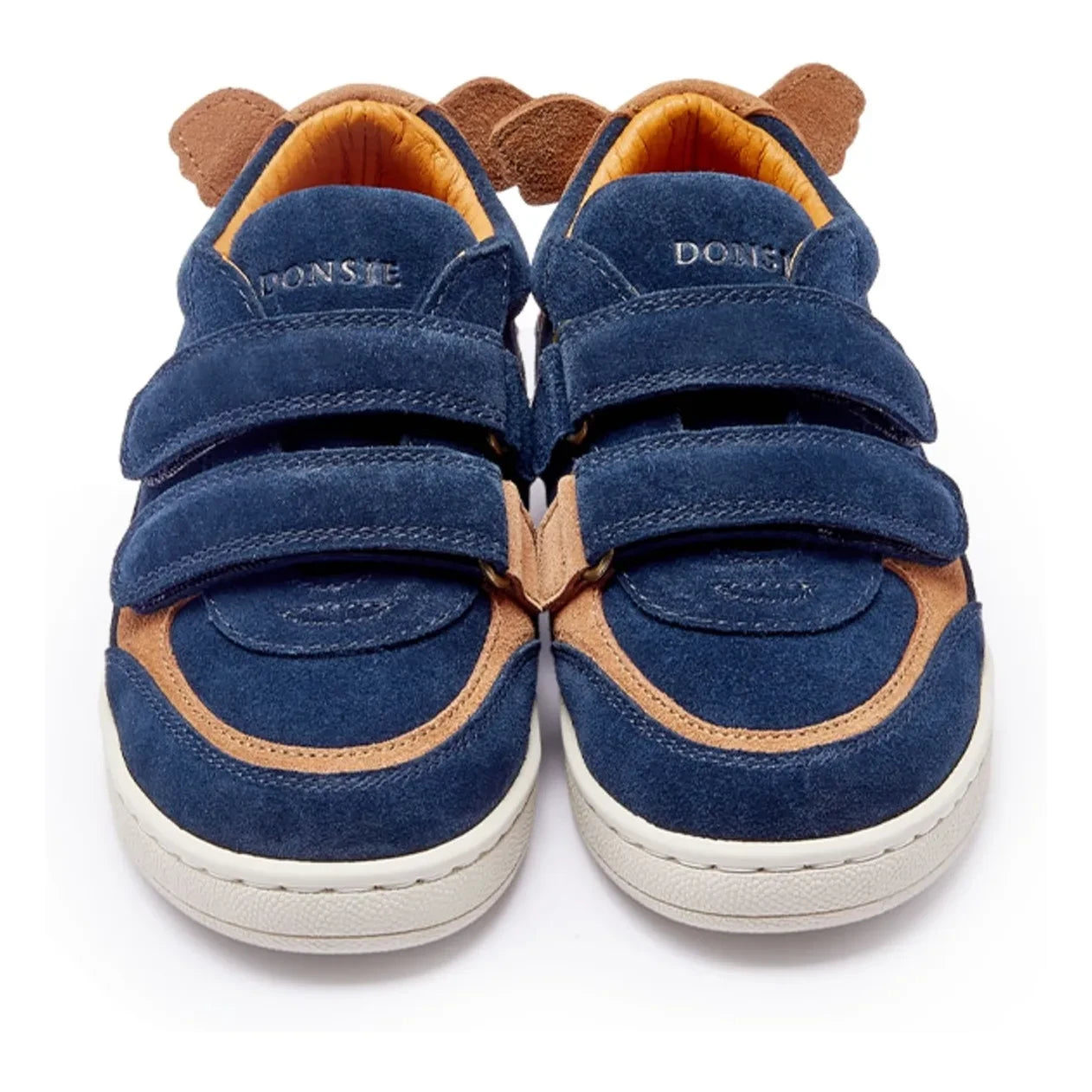 Donsje - Rinou Koala Süet Tırtıklı Sneakers | Gece mavisi