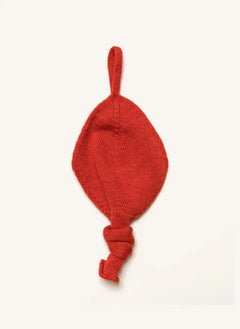 Hvid - Titi Merino Wool Pacifier Holder | Red