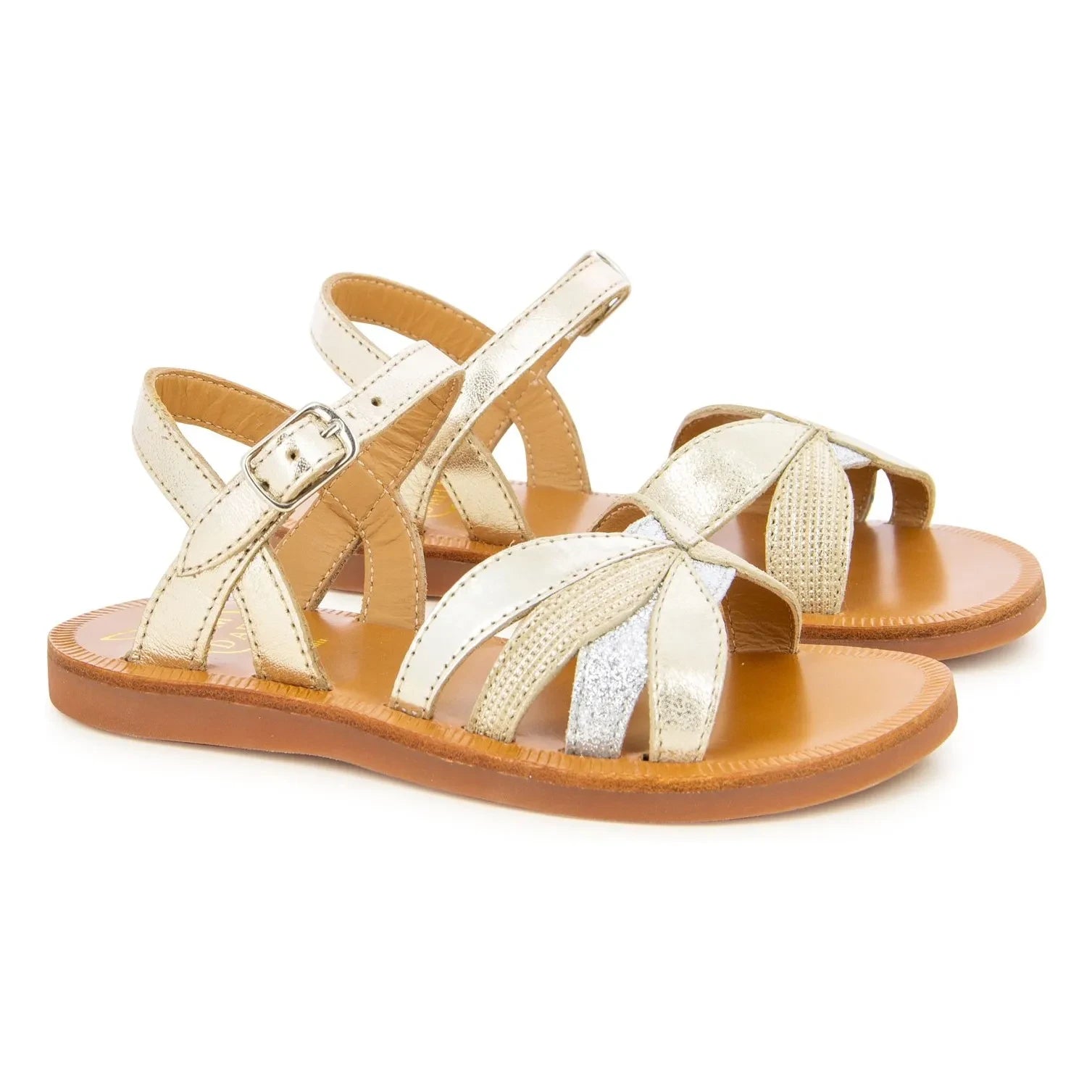 Pom d'Api - Plagette Oto sandaletler | Or