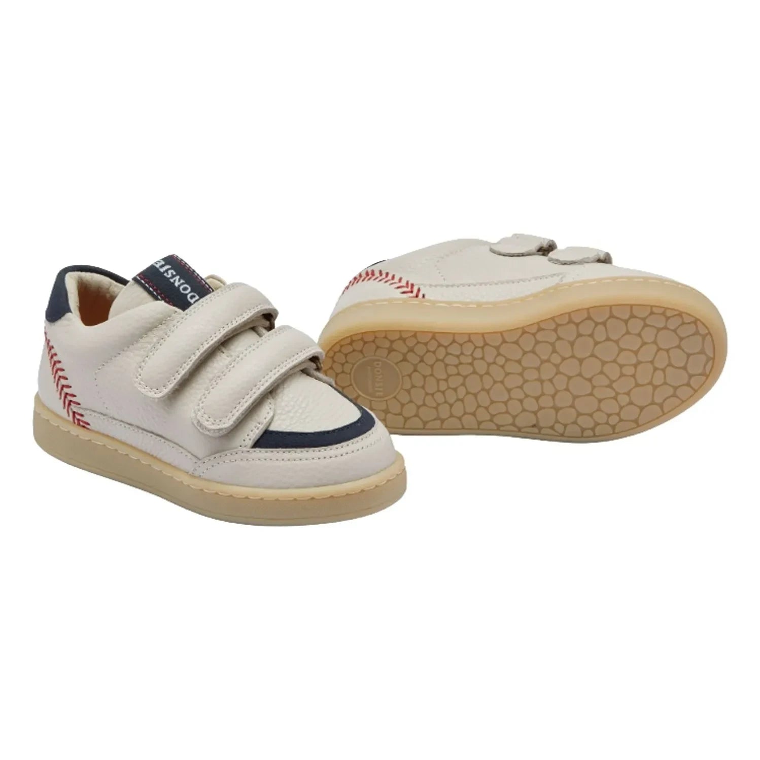 Donsje - Ronan Double Striped Sneakers | White