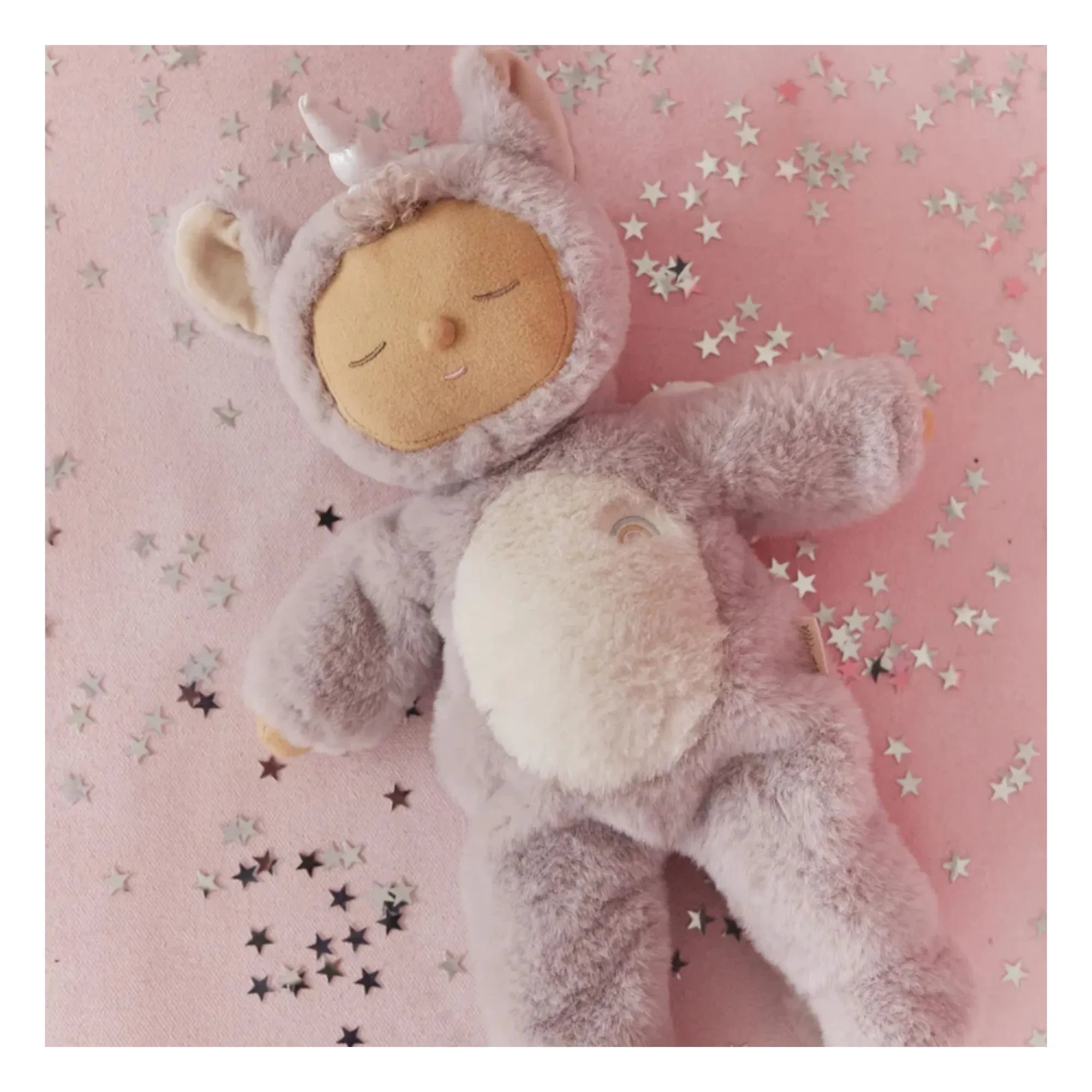 Olli Ella - Cozy Dinkum Unicorn Toy | Lilac