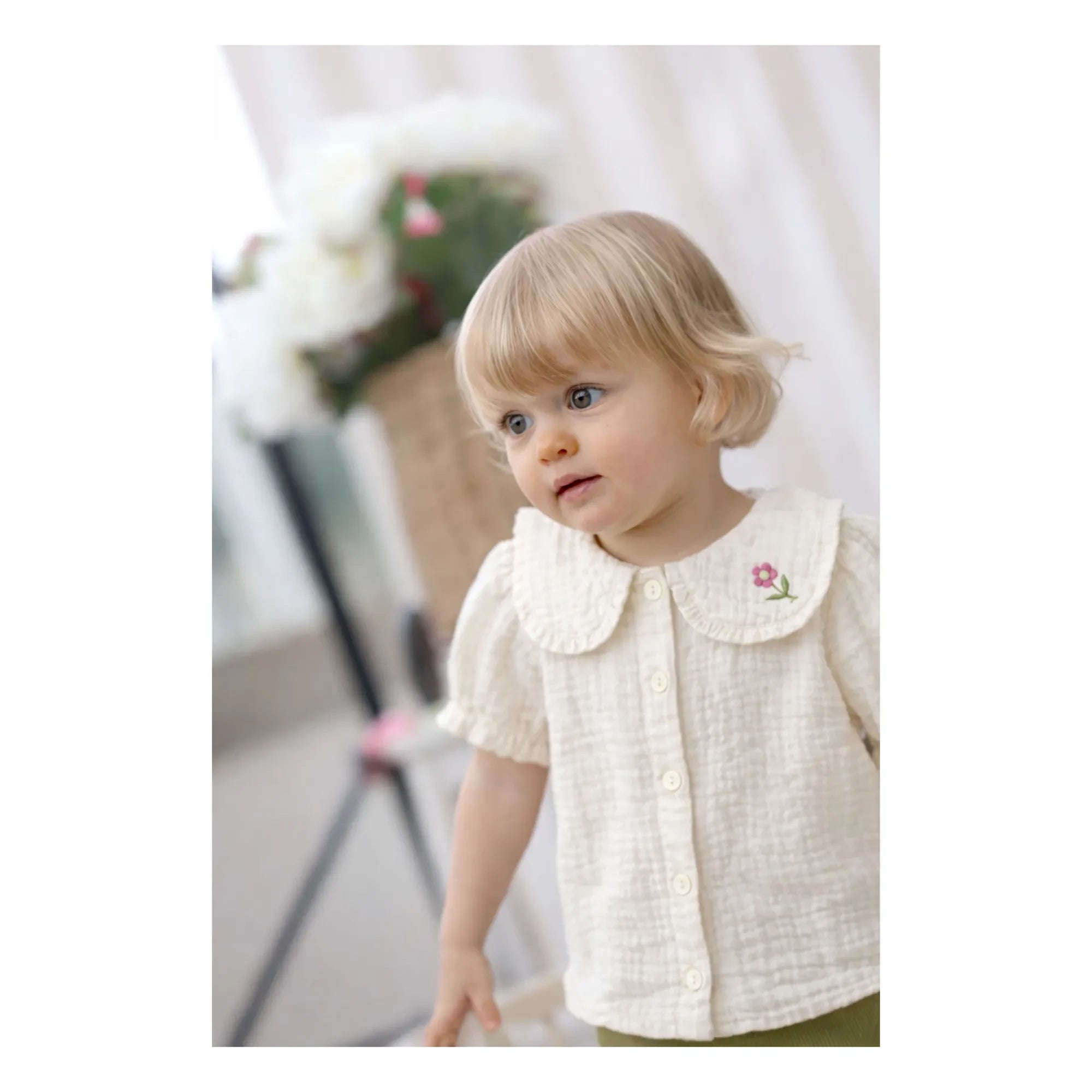 Lililotte - Paloma Blues Organic Cotton Gazlı Beige | Ekru