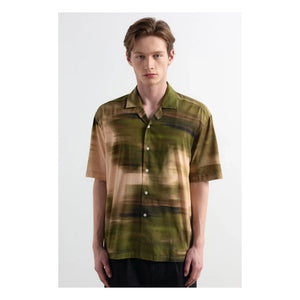 Edmmond Studios - Wild Run Short Sleeve Shirt | Forest Green
