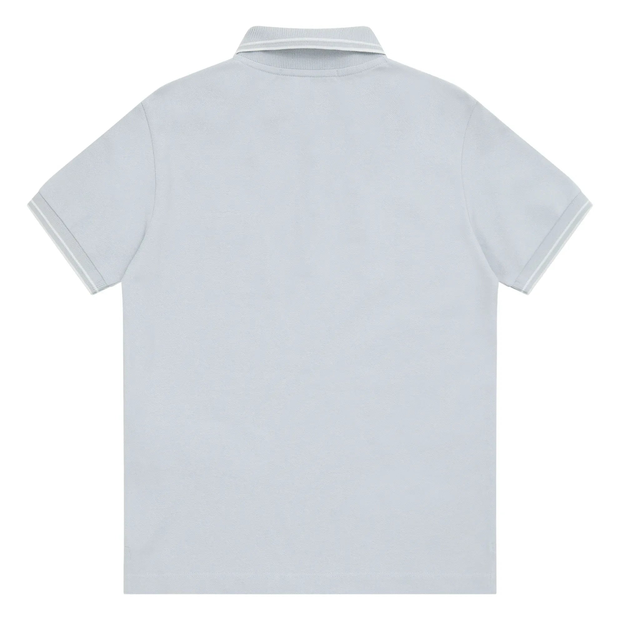 Stone Island - Light Blue Polo with Logo