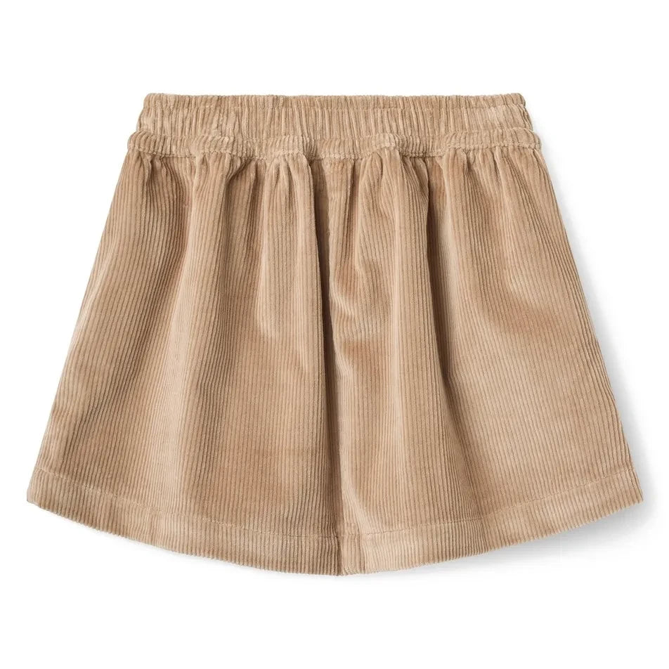 Copenhagen Colors - Organic Cotton Corduroy Skirt | Beige