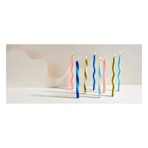 Lex Pott - Wiggle Candles - Set of 2 | Orange