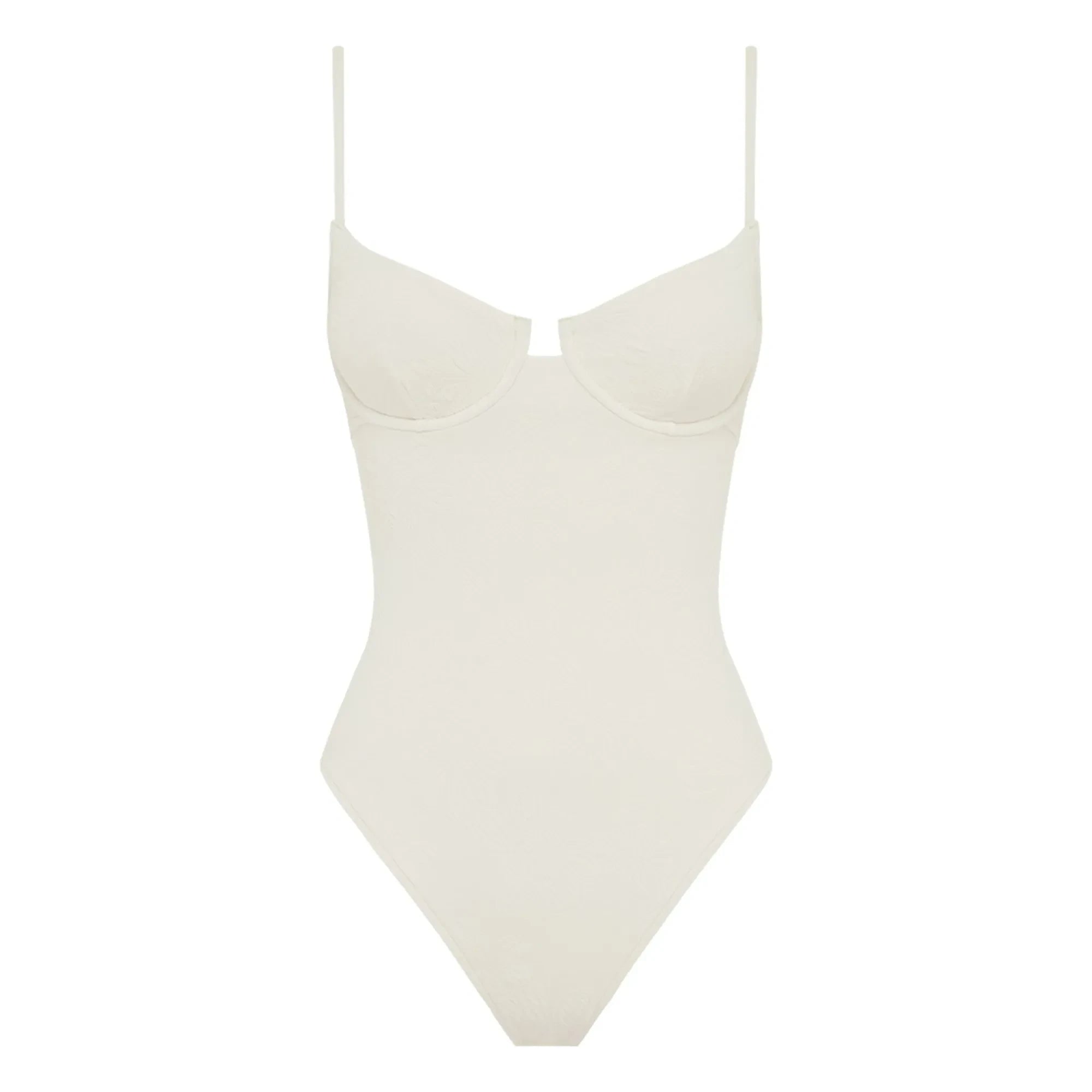 Peony - Quintessential Recycled Fiber 1-Piece Jersey | White