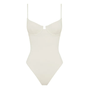 Peony - Quintessential Recycled Fiber 1-Piece Jersey | White