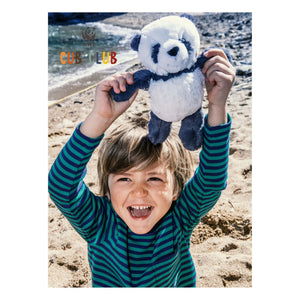 Bon Ton Toys - Panu the Panda Plush | Black/White