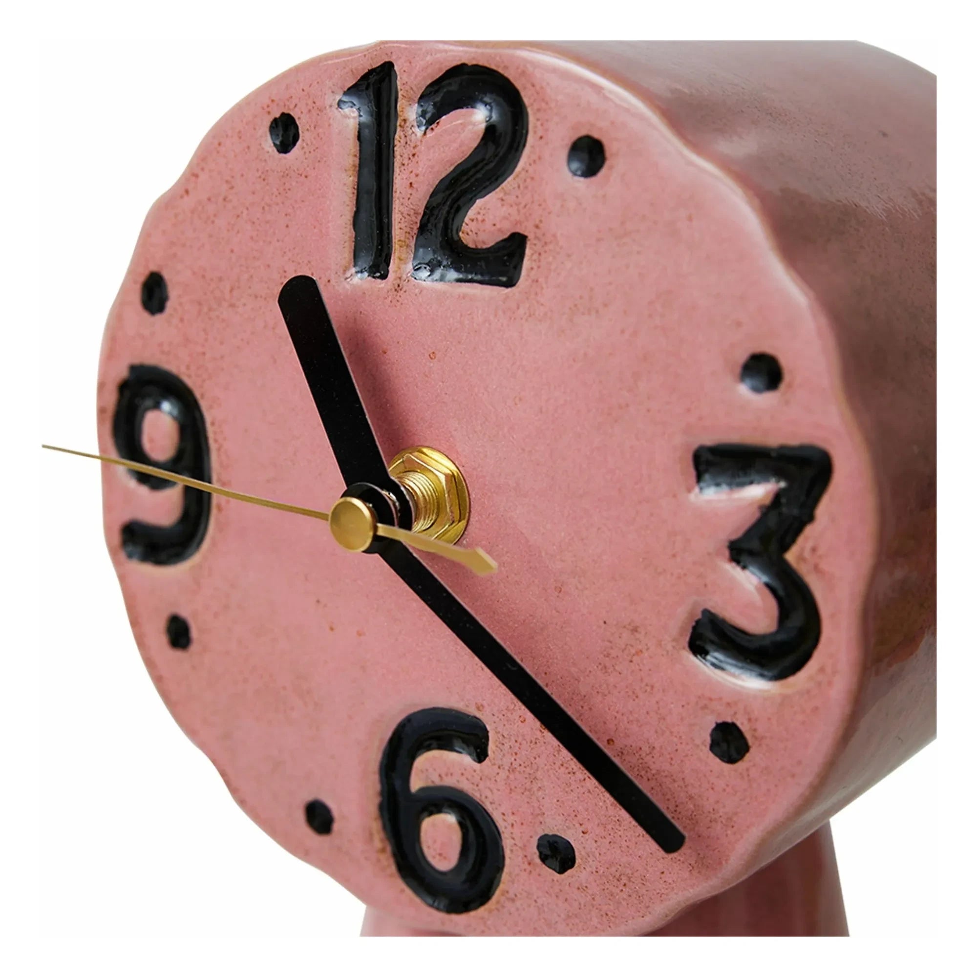 HKliving - Retro ceramic clock | Pink