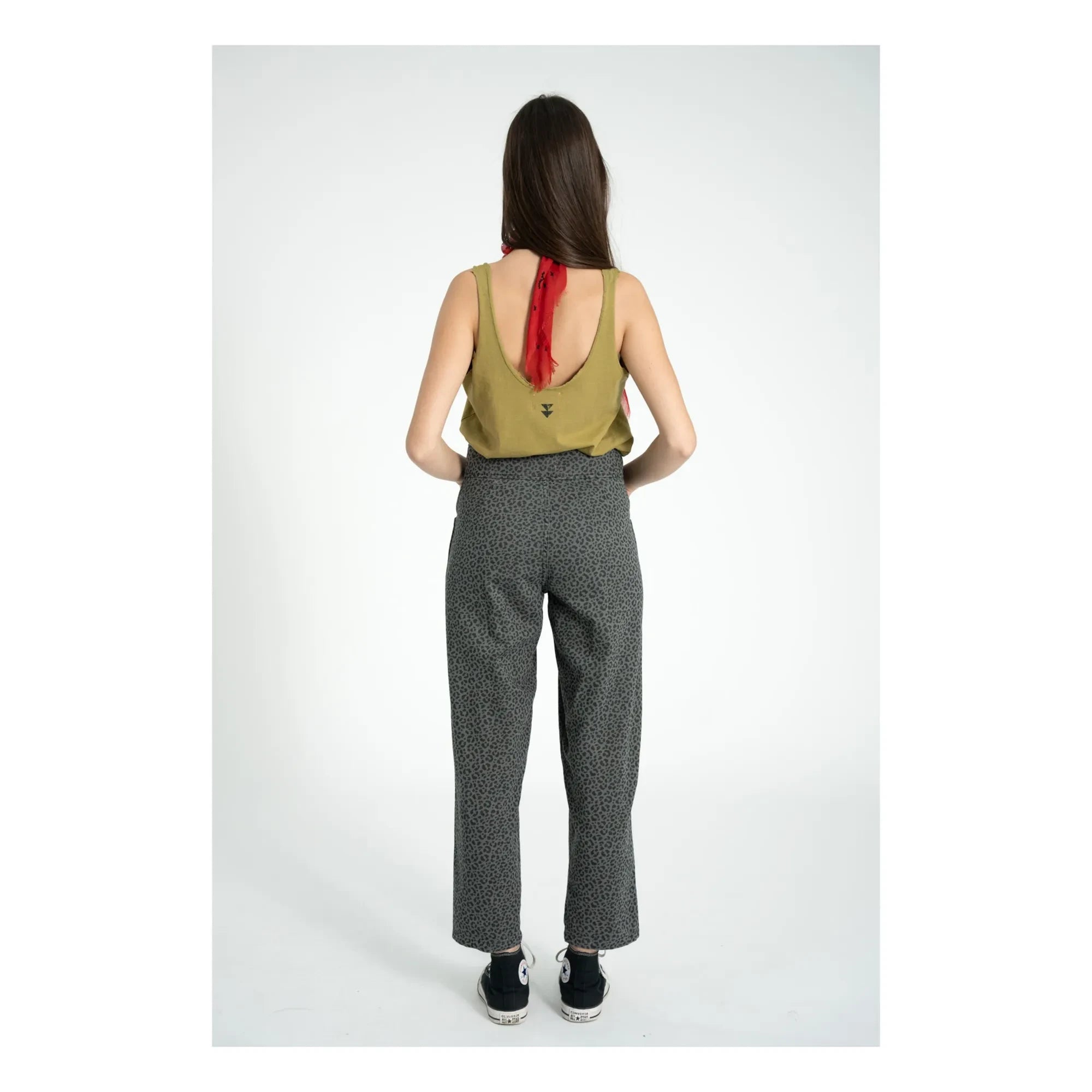 Sisters Department - Cotton Leopard Pants | Gray