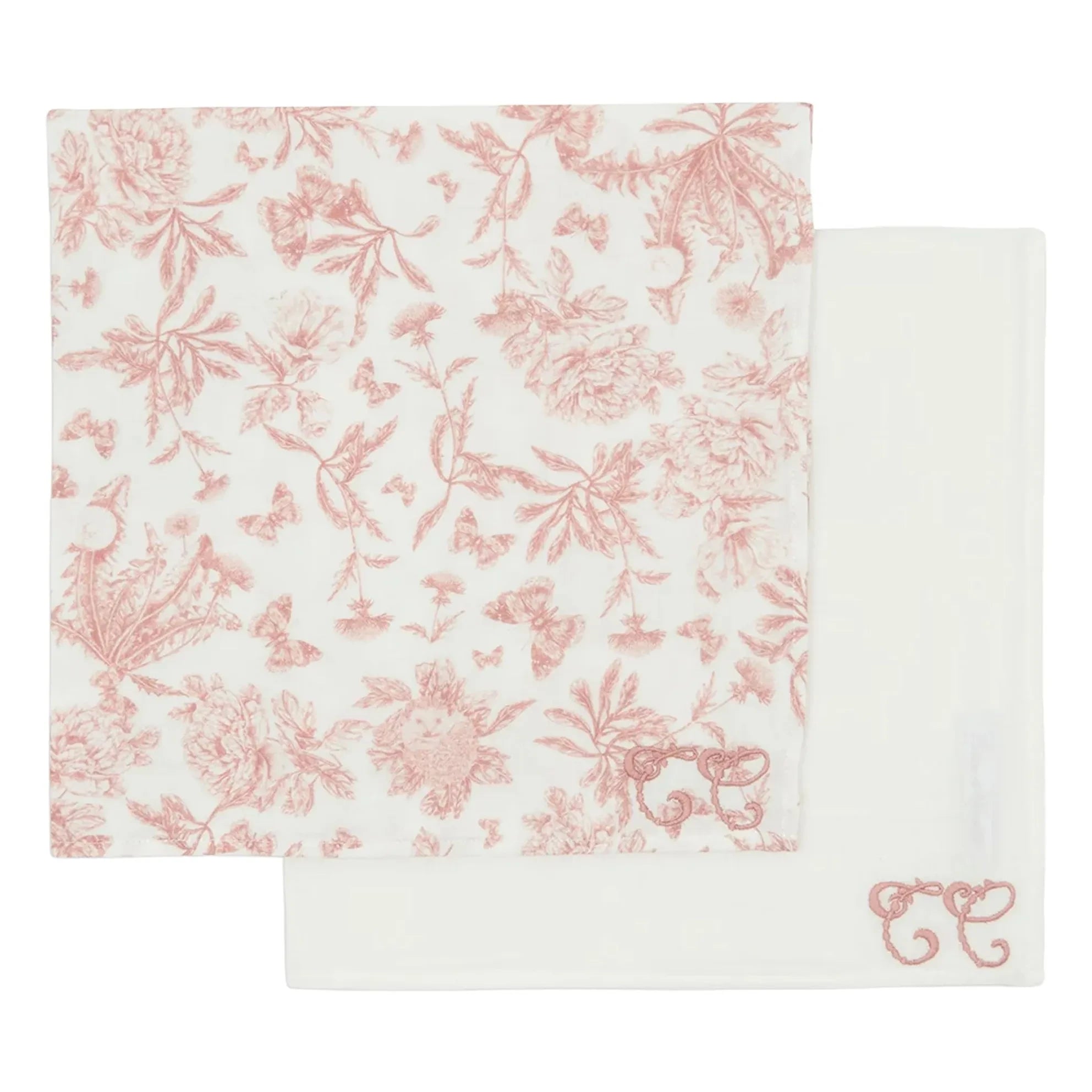Tartine et Chocolat - Toile de Jouy Baby Diapers - 2-Pack | Peach