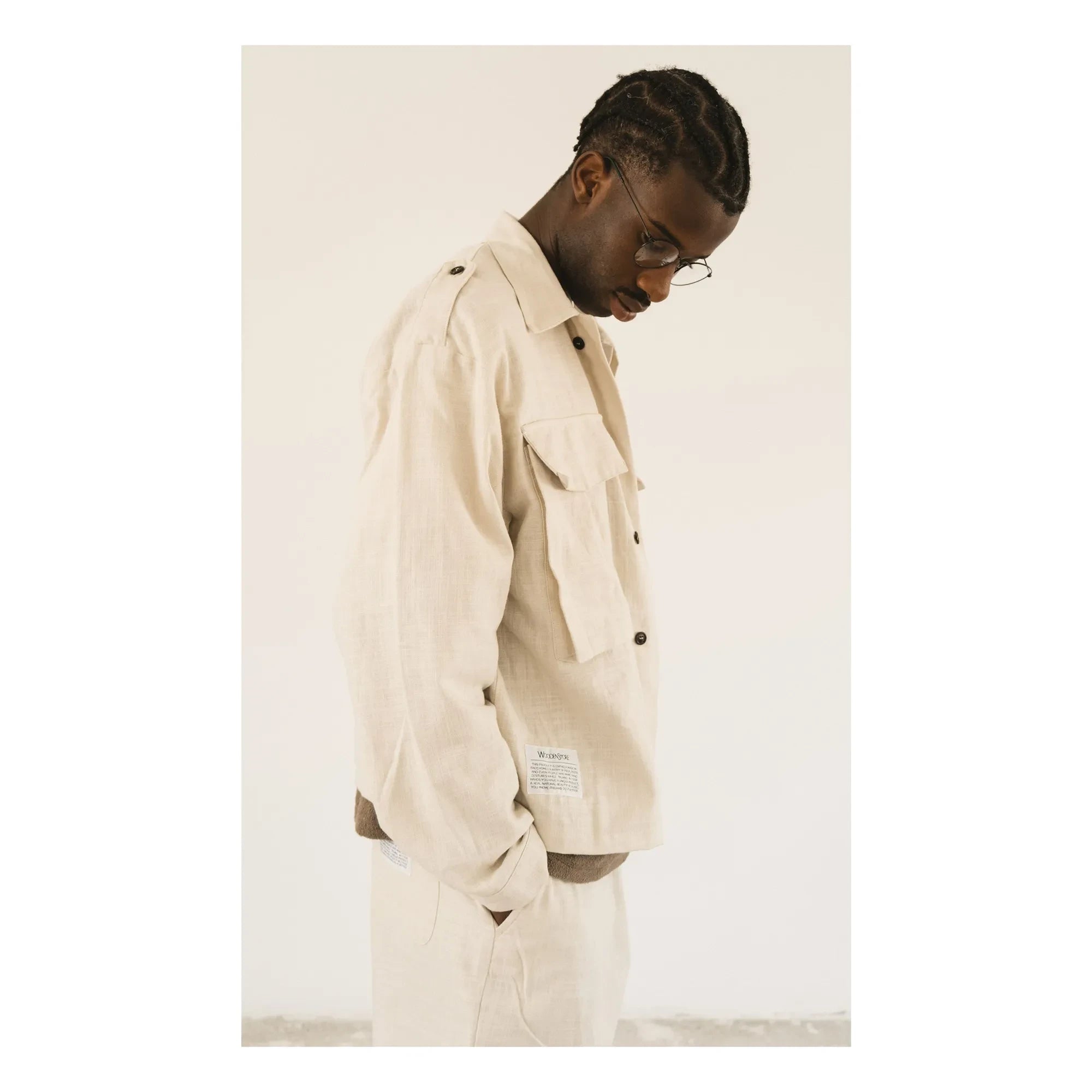 Wooden Store - Military Overshirt | Cream