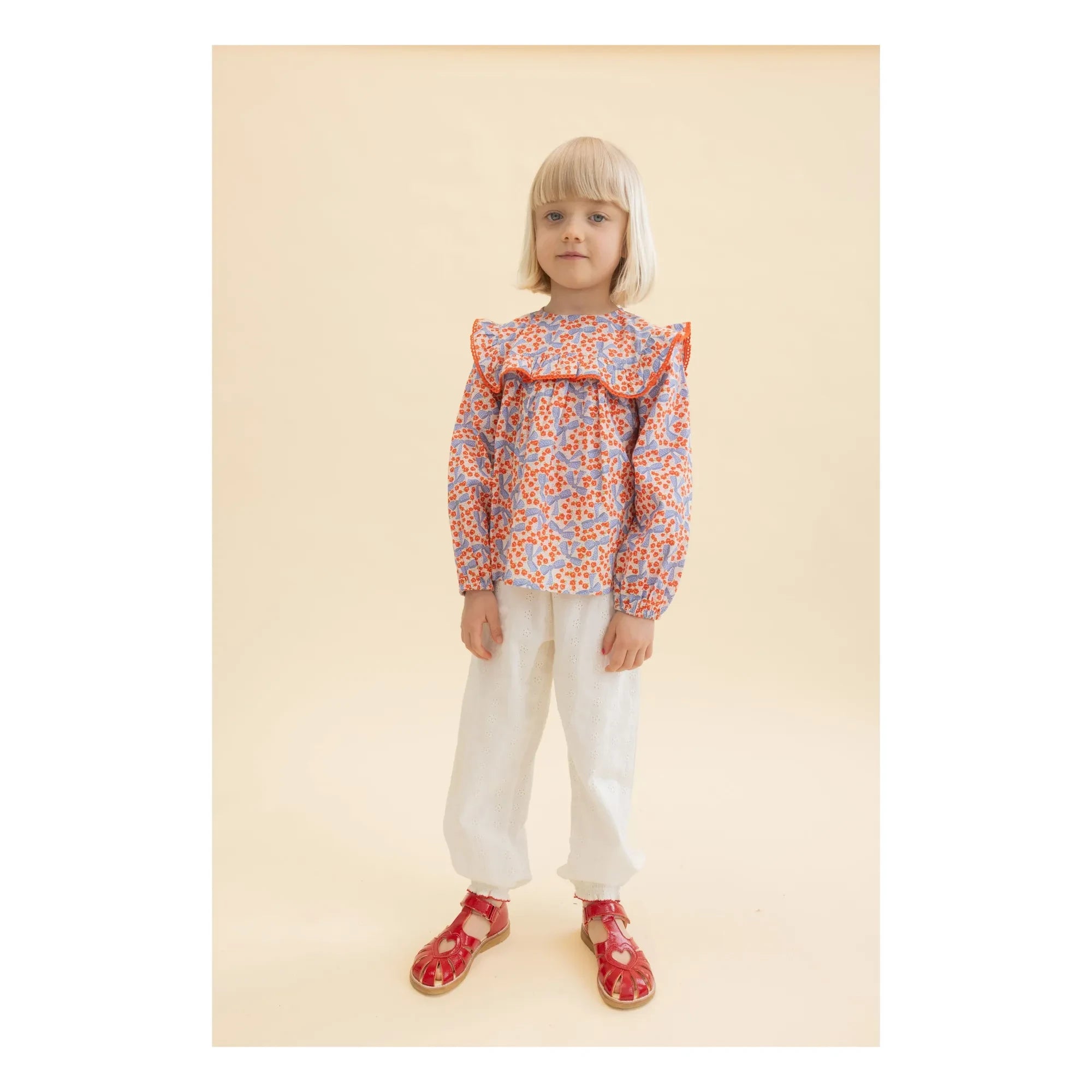 Flöss - Debbie Fleurie Blouse | Red