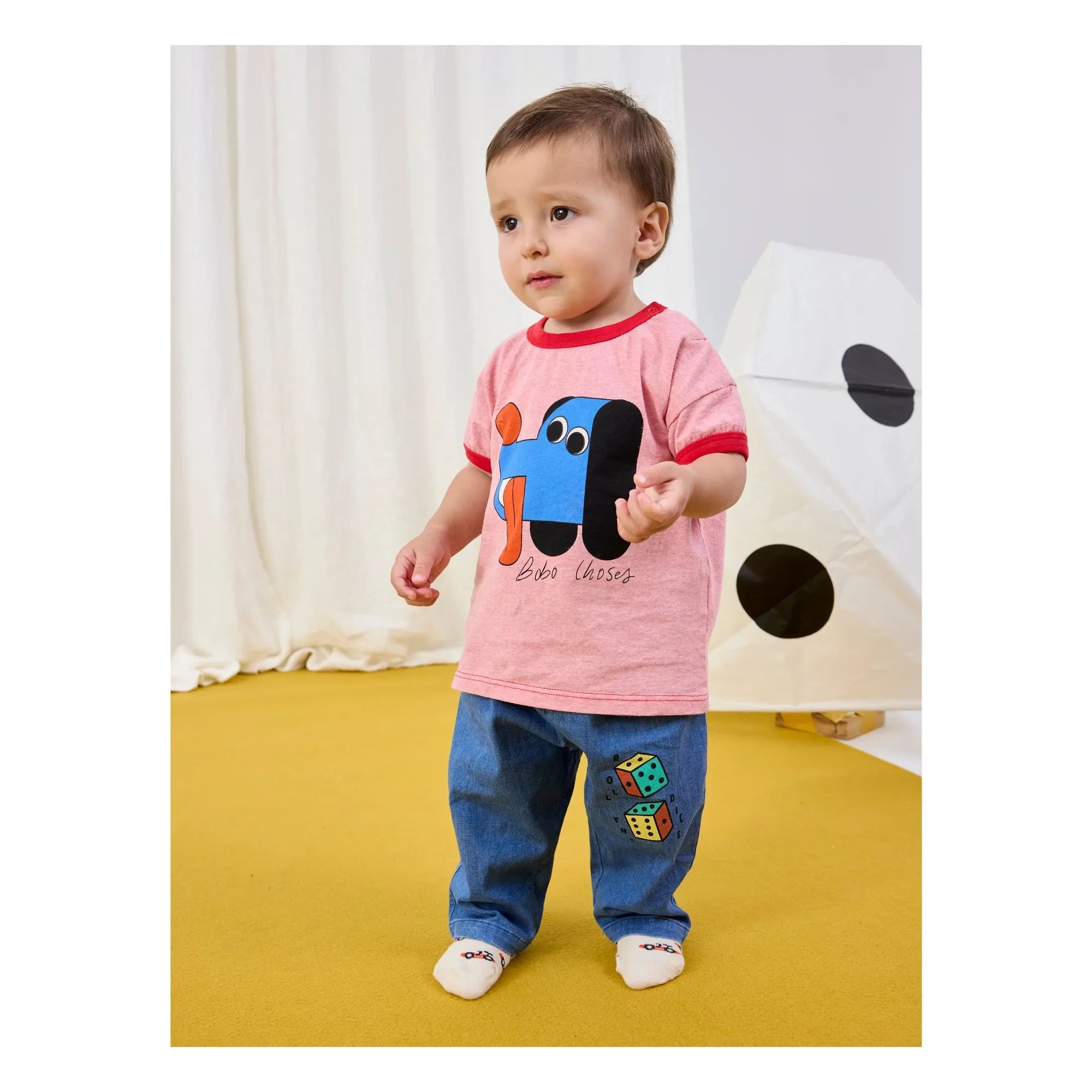 Bobo Choses - 2 Çift Organik Pamuklu Araba Çorap Seti | Bej