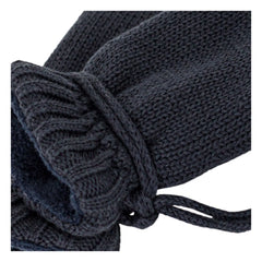 Petit Bateau - Navy Lined Knit Baby Gloves