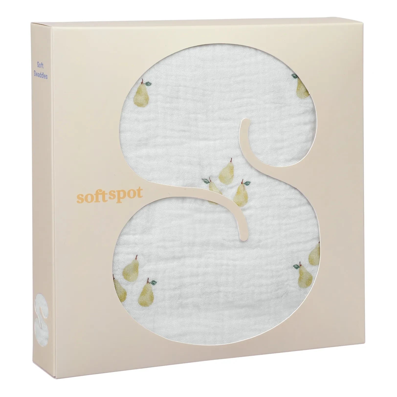 Soft Spot - Organic Cotton Pear Swaddle | Pear