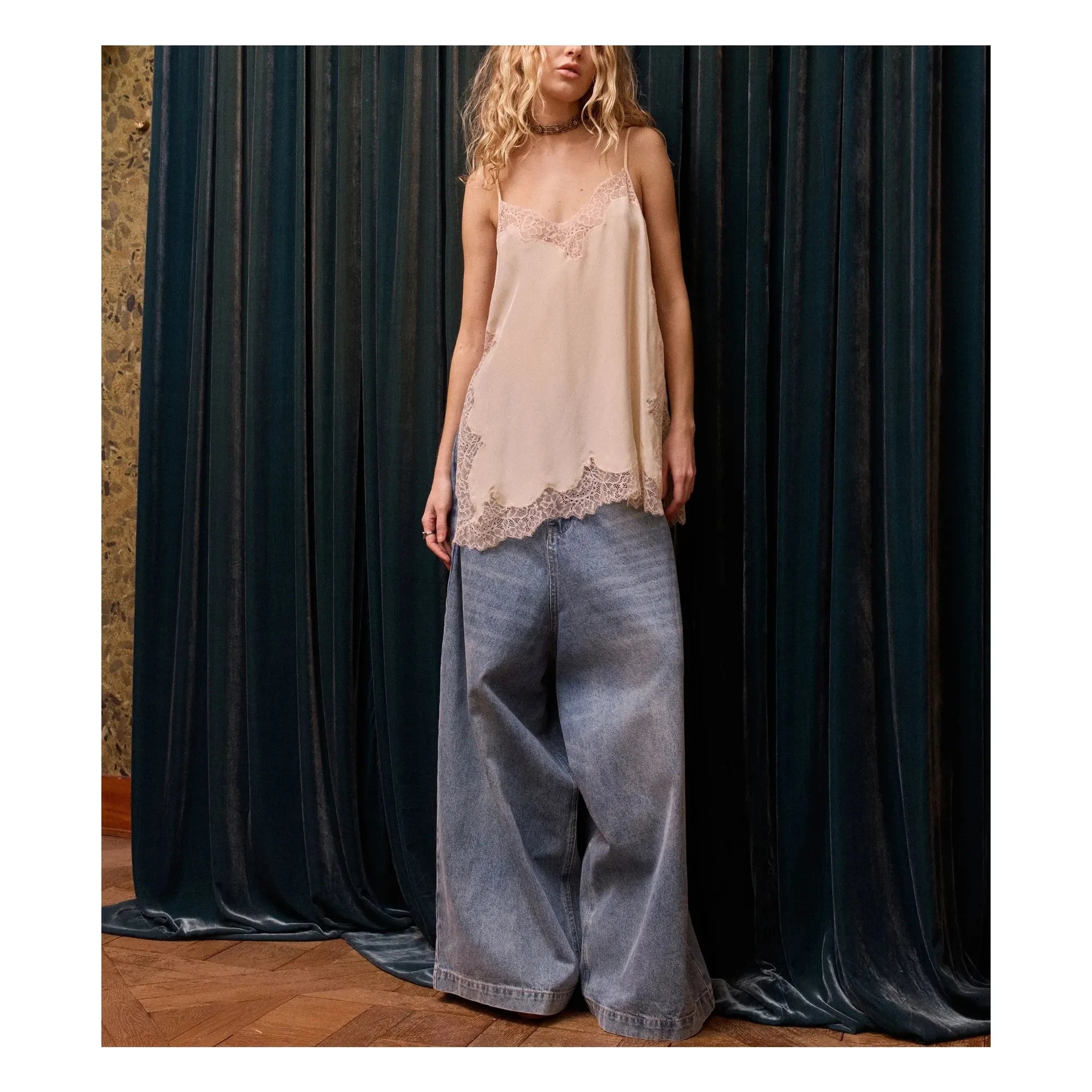 Mes Demoiselles - Barry Silk Camisole | Nude