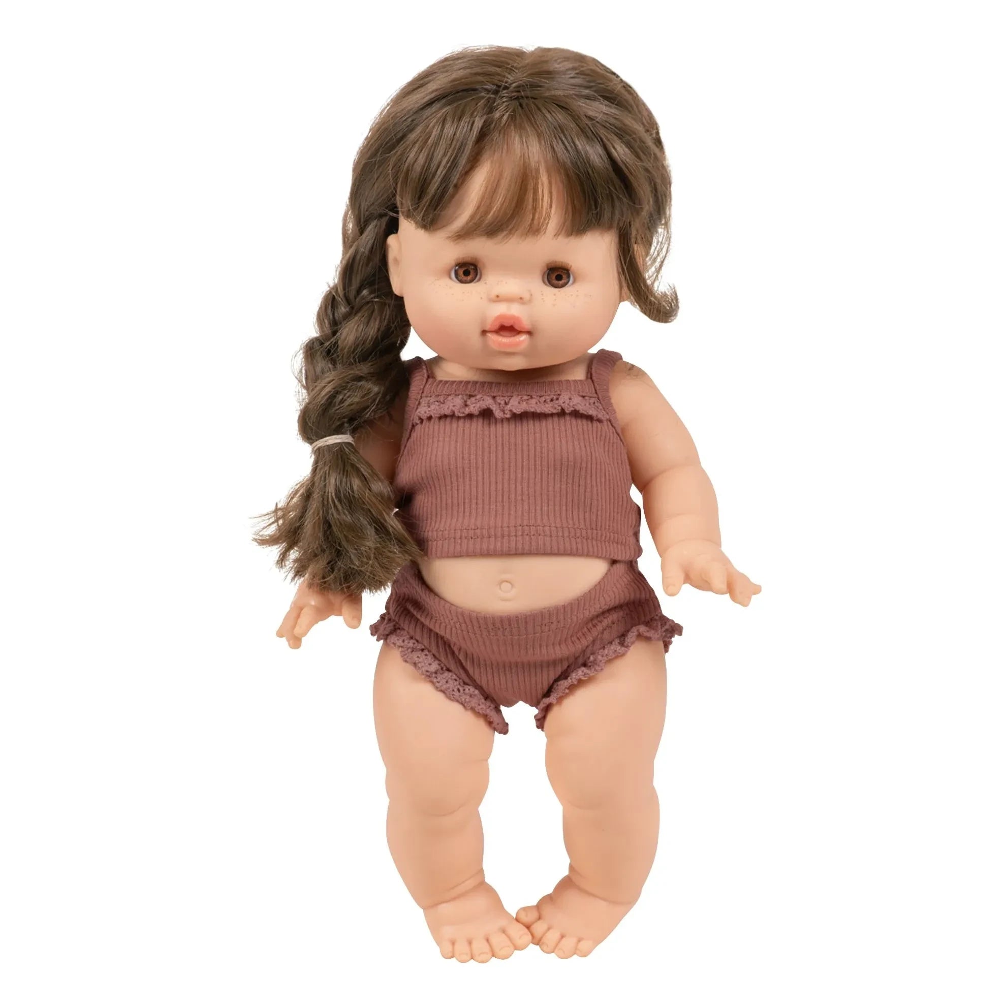 Minikane - Rib örgü takımda Valentine bebek