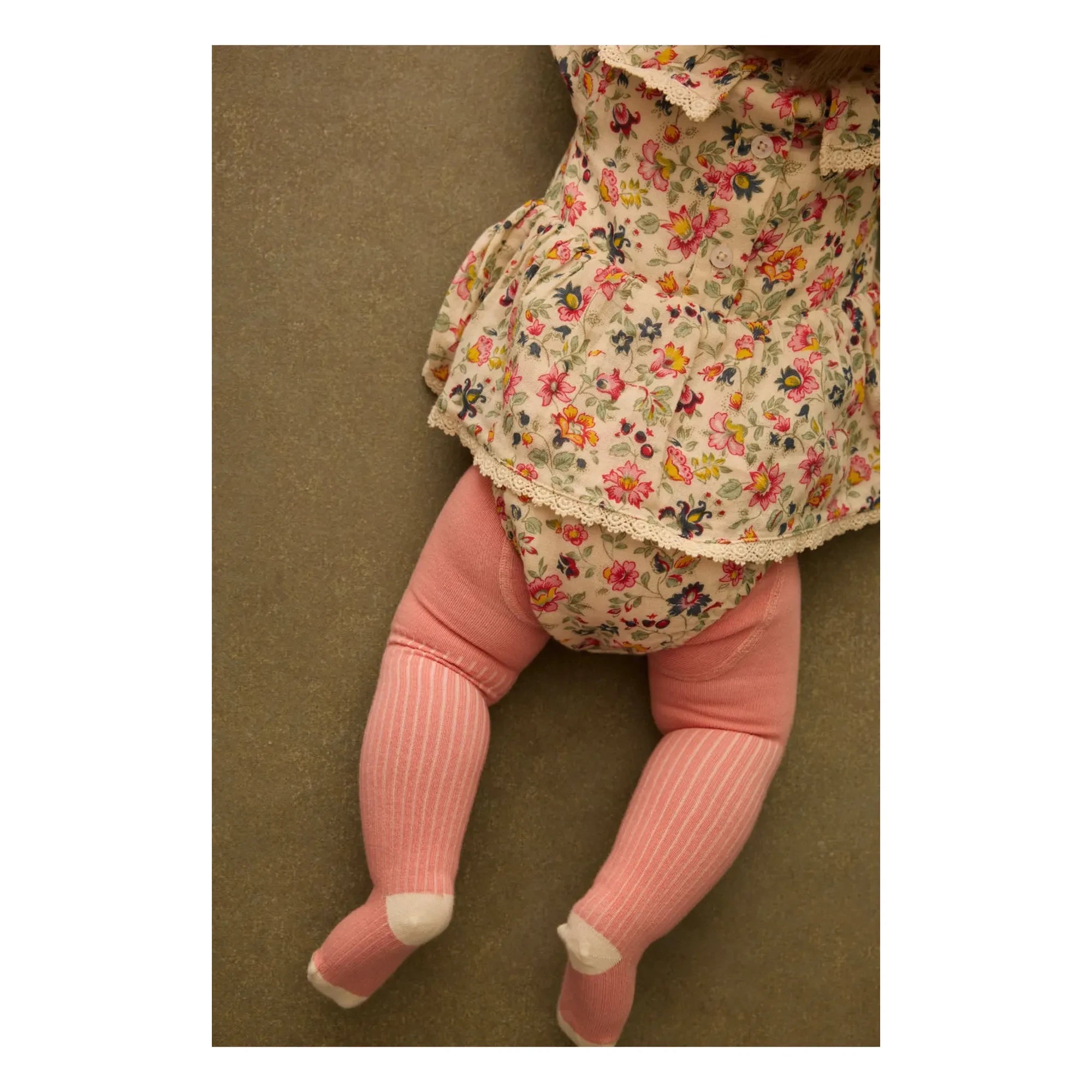 Louise Misha - India Fleurie Organic Cotton Romper | Cream