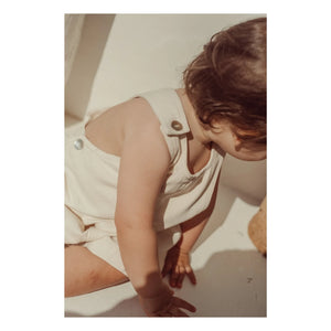 THE LiTTLE POETS - Alice Overalls | Ecru