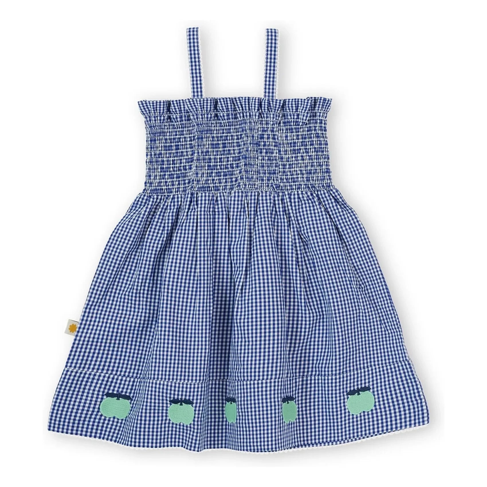 Goldie + Ace - Gingham Gathered Dress | Blue