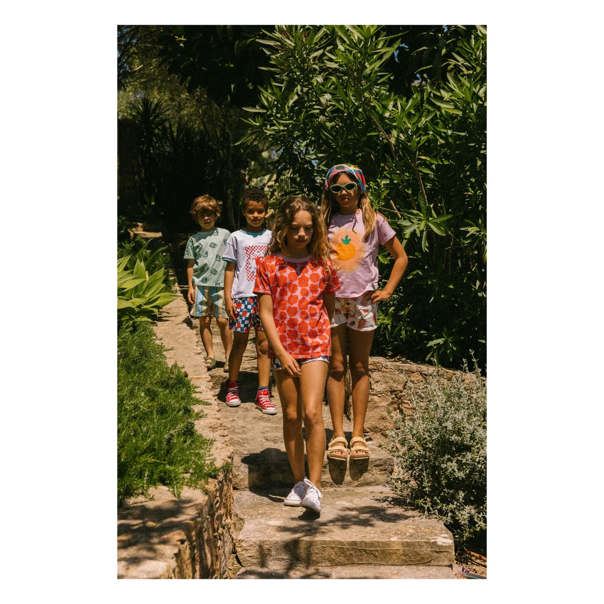 Favorite People - Flowery Napoli T-Shirt | Red
