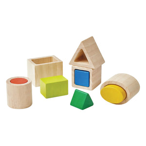 Plan Toys - Birbirine geçen geometrik şekiller