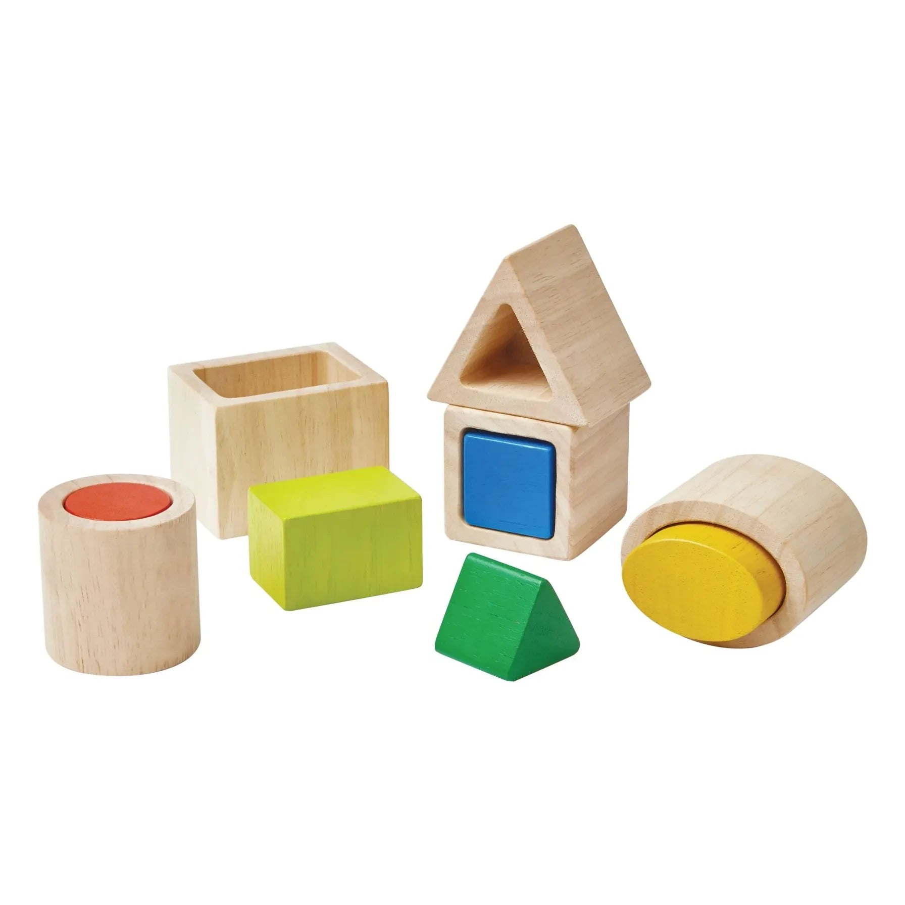 Plan Toys - Birbirine geçen geometrik şekiller