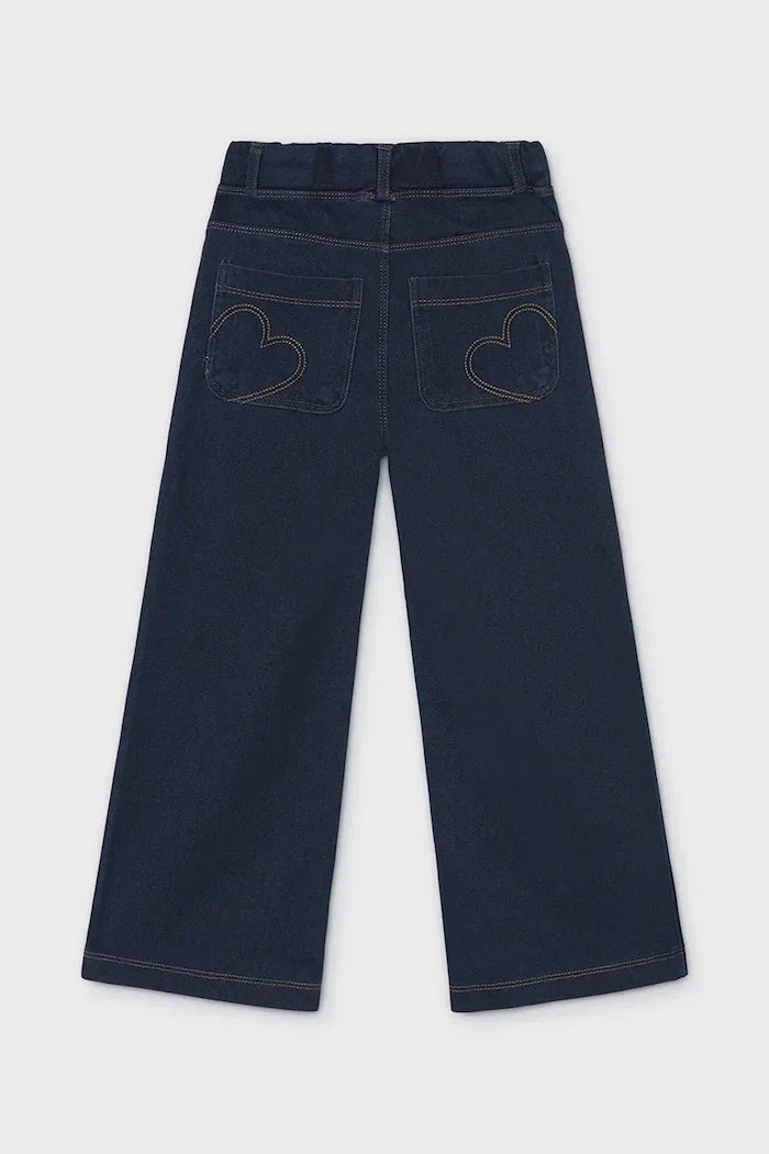 Çocuklar için wide leg kot pantolon