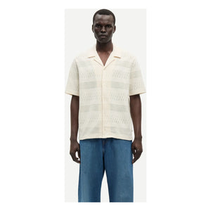 Samsoe Samsoe - Samartin Cotton Short Sleeve Shirt | Cream