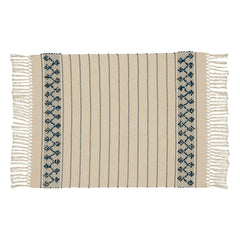 House of Capricorn - Amélia Embroidered American Tablecloth | Blue